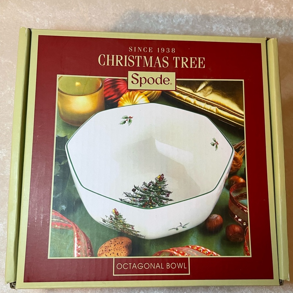 Spode Octagonal 7”Bowl - Picture 5 of 5